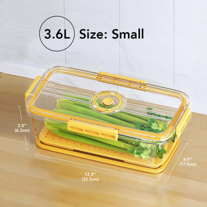 Joybos® Seal Timer Food Container 3pcs ( yellow )